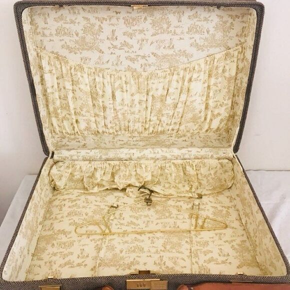 Hartmann Vintage Tweed Suitcase Toile Lining - Picture 3 of 6